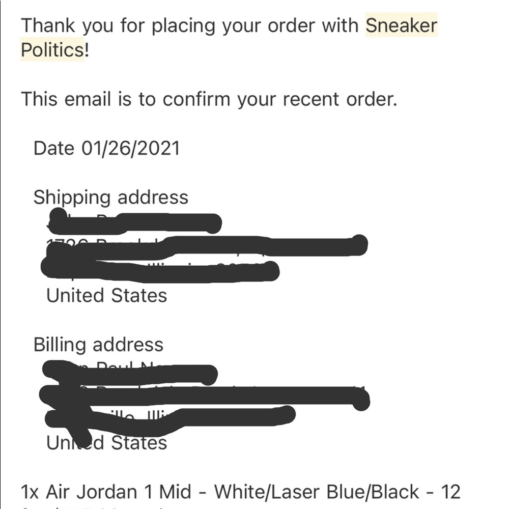 Nike Air Jordan 1 Mid Men’s White/Laser Blue-Black - Picture 9 of 12